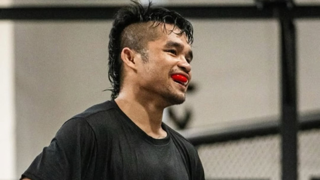 Petarung MMA Jeka Saragih. [Instagram @jekasaragih]